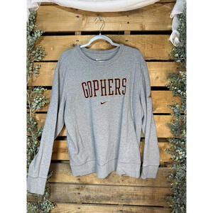 Nike Gophers Gray Crewneck Sweatshirt